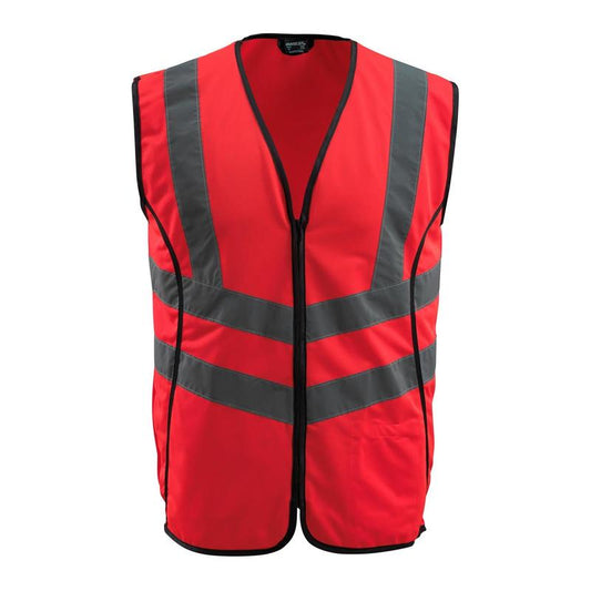 MASCOT® Wingate közlekedési mellény, hi-vis piros