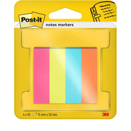 A Post-it® Page Marker, Poptimistic Collection a 3M Deutschland GmbH-tól, 4 tömböt tartalmaz, mindegyik 50 lapos (15 mm x 50 mm) különböző színekben, és egy csomagban (1 darab) kerül szállításra, amely 100%-ban PEFC-tanúsítvánnyal rendelkezik (SGSCH-PEFC-COC-110078).