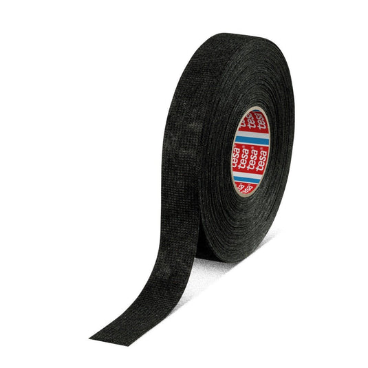 tesa 51608 PET-vászonragasztószalag, fekete, 25 m x 19 mm