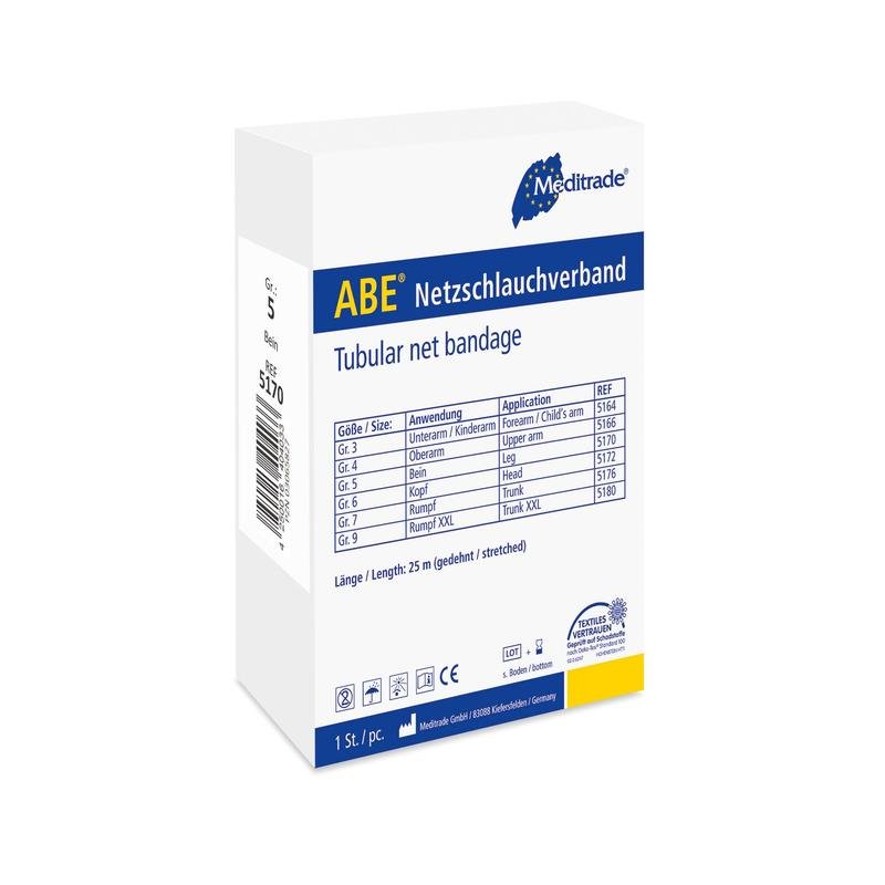 ABE® hálós csőkötés, 2,2 cm x 25 m, alkar | Csomag (1 db)