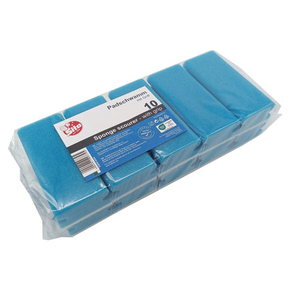 Sito Padschwamm nicht kratzend, 153 x 69 x 42 mm blau