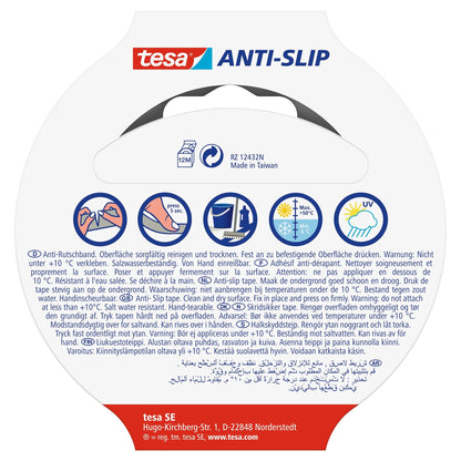 tesa Anti-Rutschband schwarz, 5 m x 25 mm