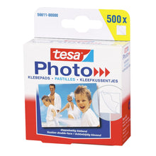 tesa Photo ragasztókorongok, fehér, kétoldalas ragasztóval, 500 darab