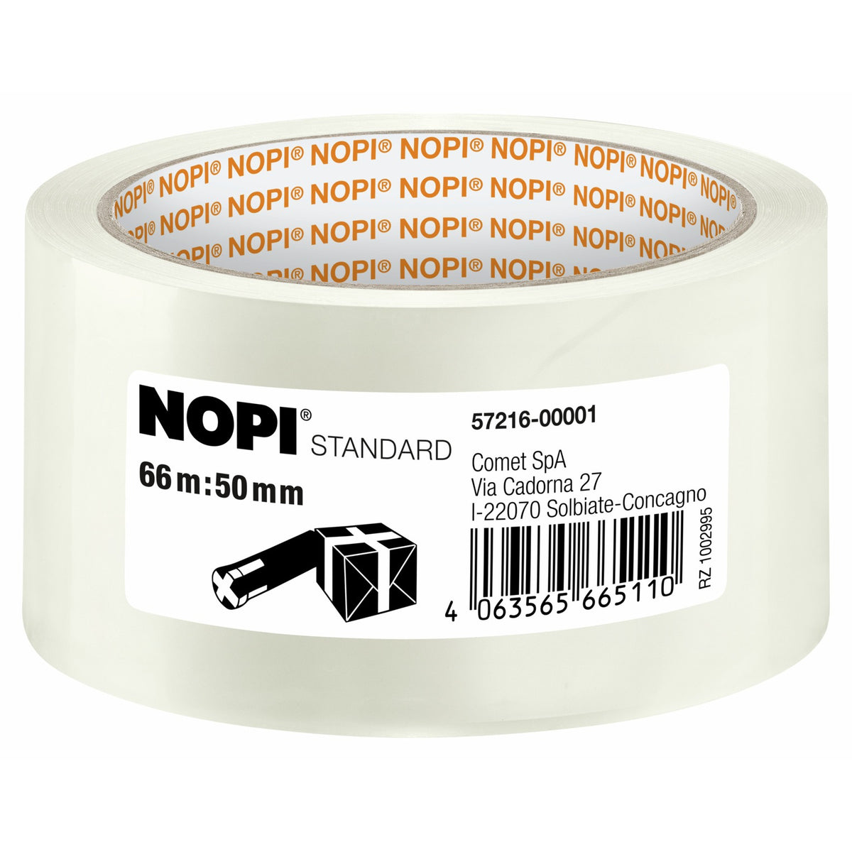 tesa NOPI STANDARD, 66 m × 50 mm, átlátszó