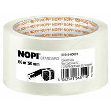 tesa NOPI STANDARD, 66 m × 50 mm, átlátszó