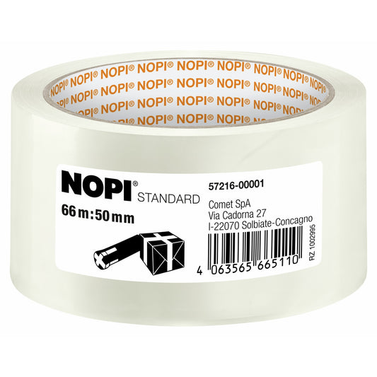 tesa NOPI STANDARD, 66 m × 50 mm, átlátszó
