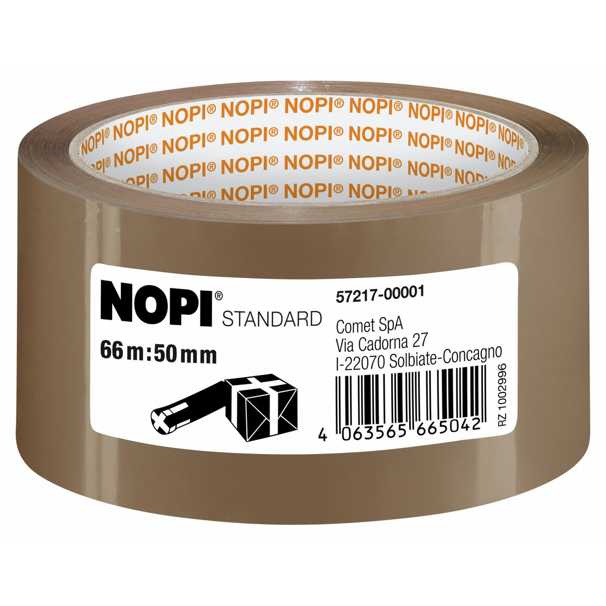 tesa NOPI STANDARD, 66 m × 50 mm, barna