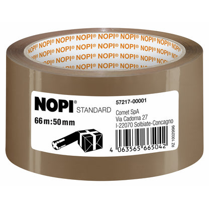 tesa NOPI STANDARD, 66 m × 50 mm, barna