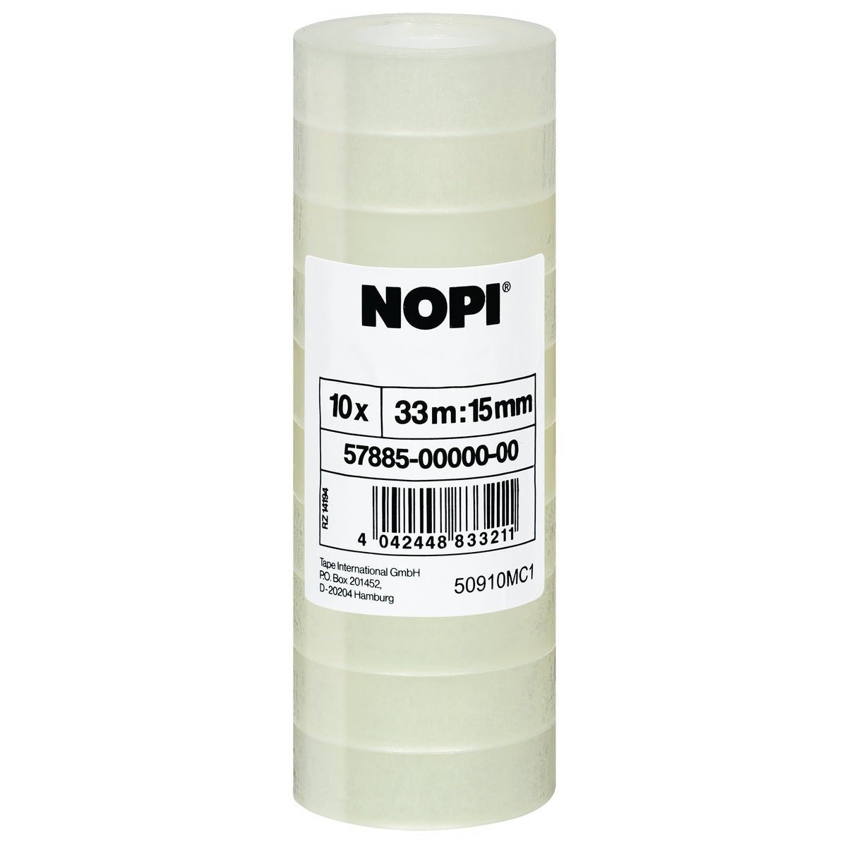 tesa NOPI ragasztófólia, átlátszó, 33 m x 15 mm