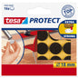 tesa Protect Filzgleiter, braun ø 18 mm
