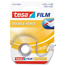 Tesafilm kétoldalas ragasztószalag, 7,5 m x 12 mm, átlátszó