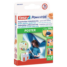 tesa Powerstrips posztercsíkok, fehér