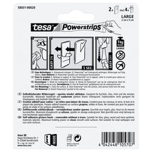 tesa Powerstrips képakasztó, fehér
