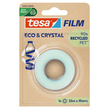 tesafilm Eco & Crystal, átlátszó, buborékcsomagolásban, 33 m x 19 mm