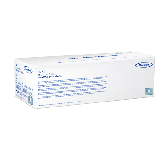 MaiMed-Ideal, cselló nélkül, fehér tartósan rugalmas kötések
