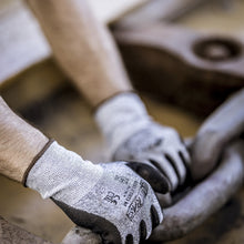 NITRAS CUT C NF, vágásvédő kesztyű, szürke/fekete