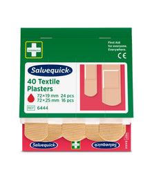 Kifutó termék: Holthaus Medical Salvequick® ragtapasz utántöltő készlet REF 6444 védőcsomagolásban, 2 méretben | csomag (40 darab)