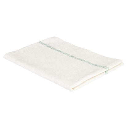 Sito Bodentuch Effekt ca. 250g/m², weiß mit grünem Streifen 500 x 700 mm