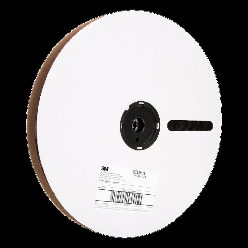 3M™ horgos szalag SJ3572 fekete - Kivehető tépőzárak