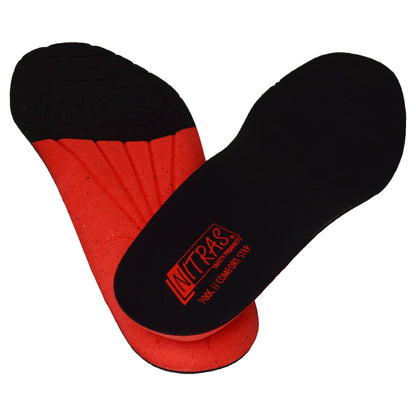 NITRAS COMFORT STEP, talpbetét, fekete/piros