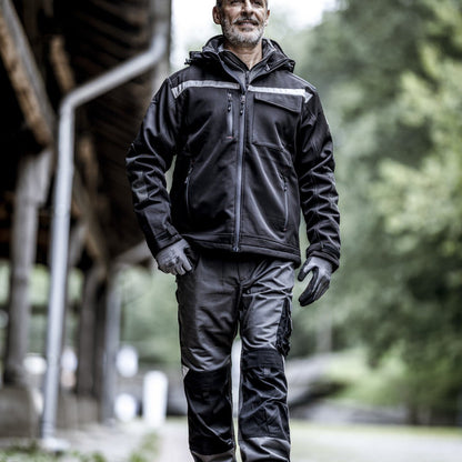 NITRAS MOTION TEX PLUS, softshell kabát, fekete