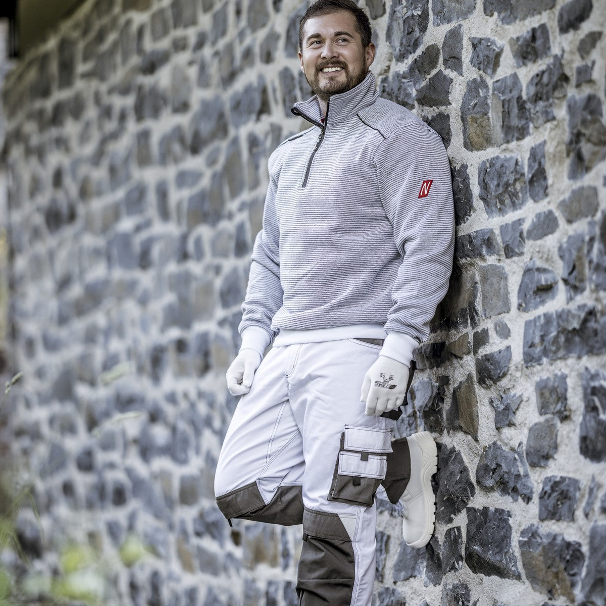 NITRAS MOTION TEX PLUS, pulóver, fehér