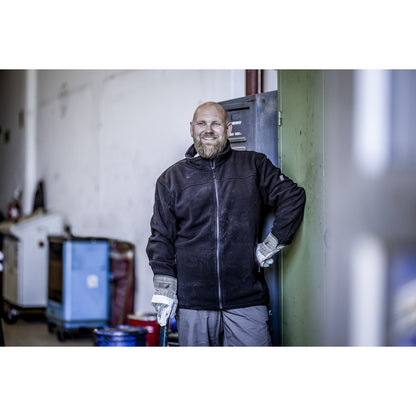 NITRAS MOTION TEX PLUS, polár kabát, fekete