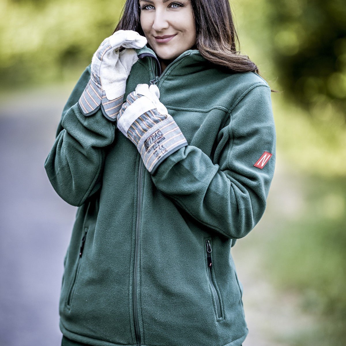 NITRAS MOTION TEX PLUS, polár kabát, zöld