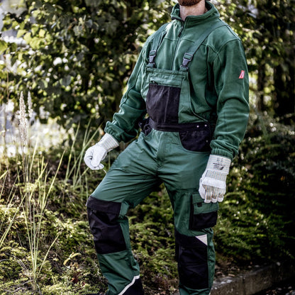 NITRAS MOTION TEX PLUS, dungarees, zöld/fekete