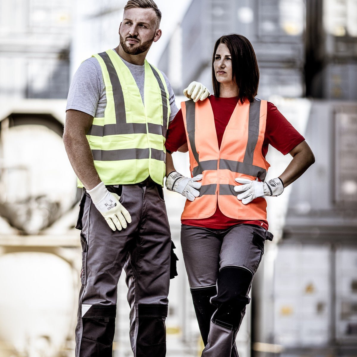 NITRAS jól látható mellény, neonsárga, EN ISO 13688, EN ISO 20471 Poliészter: 100% | Csomag (1 db)