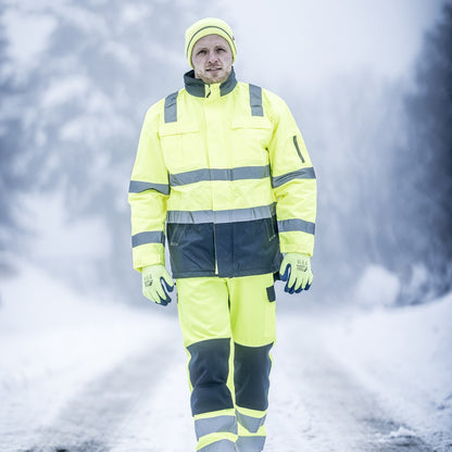 NITRAS MOTION TEX VIZ, jól látható parka, neon sárga / sötétkék