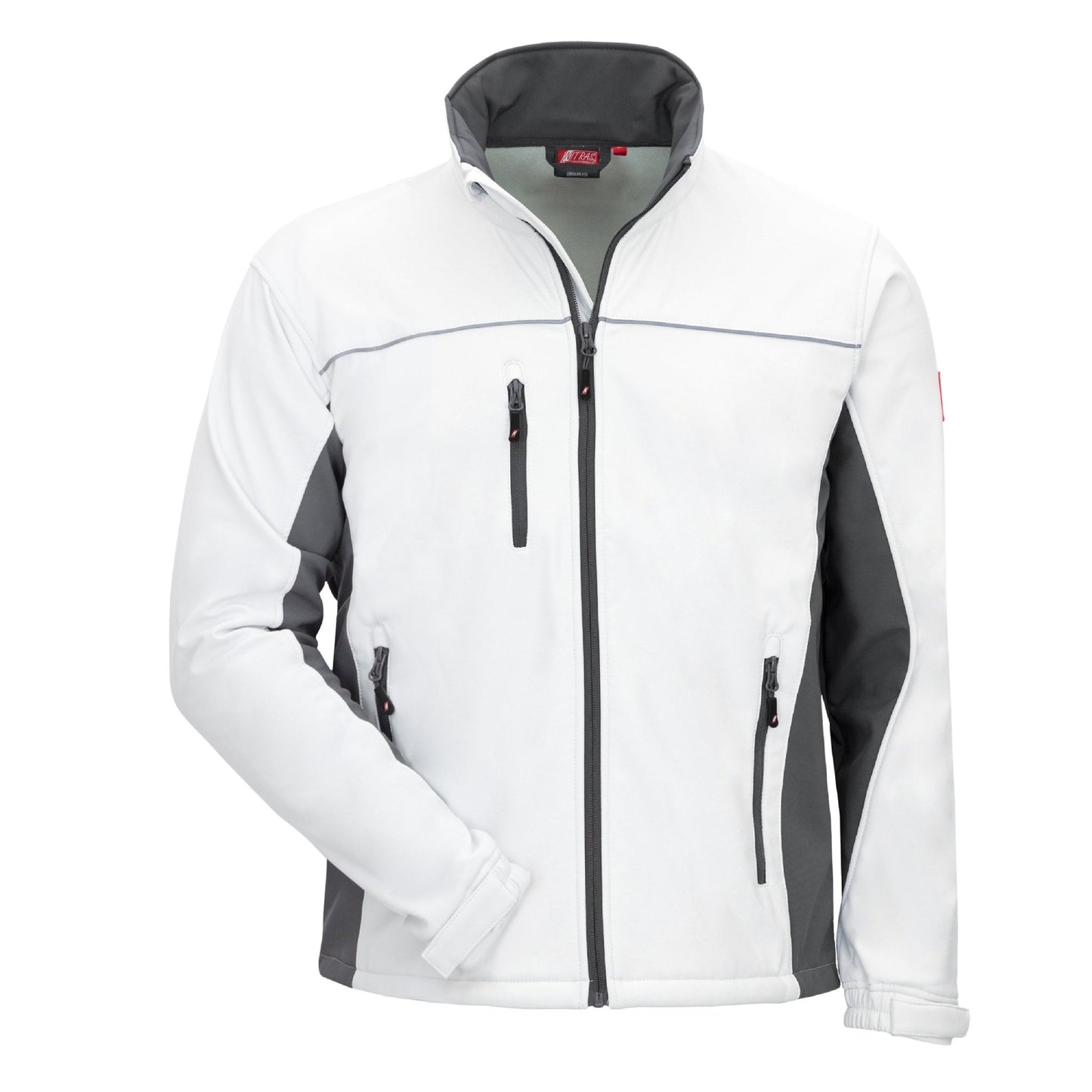 NITRAS MOTION TEX LIGHT, softshell kabát, fehér/szürke