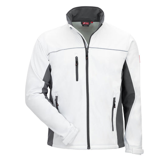 NITRAS MOTION TEX LIGHT, softshell kabát, fehér/szürke