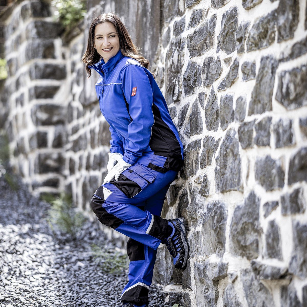 NITRAS MOTION TEX LIGHT, softshell kabát, királykék/fekete