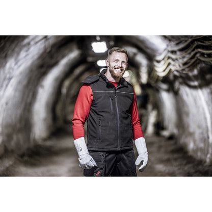 NITRAS MOTION TEX LIGHT, softshell mellény, fekete