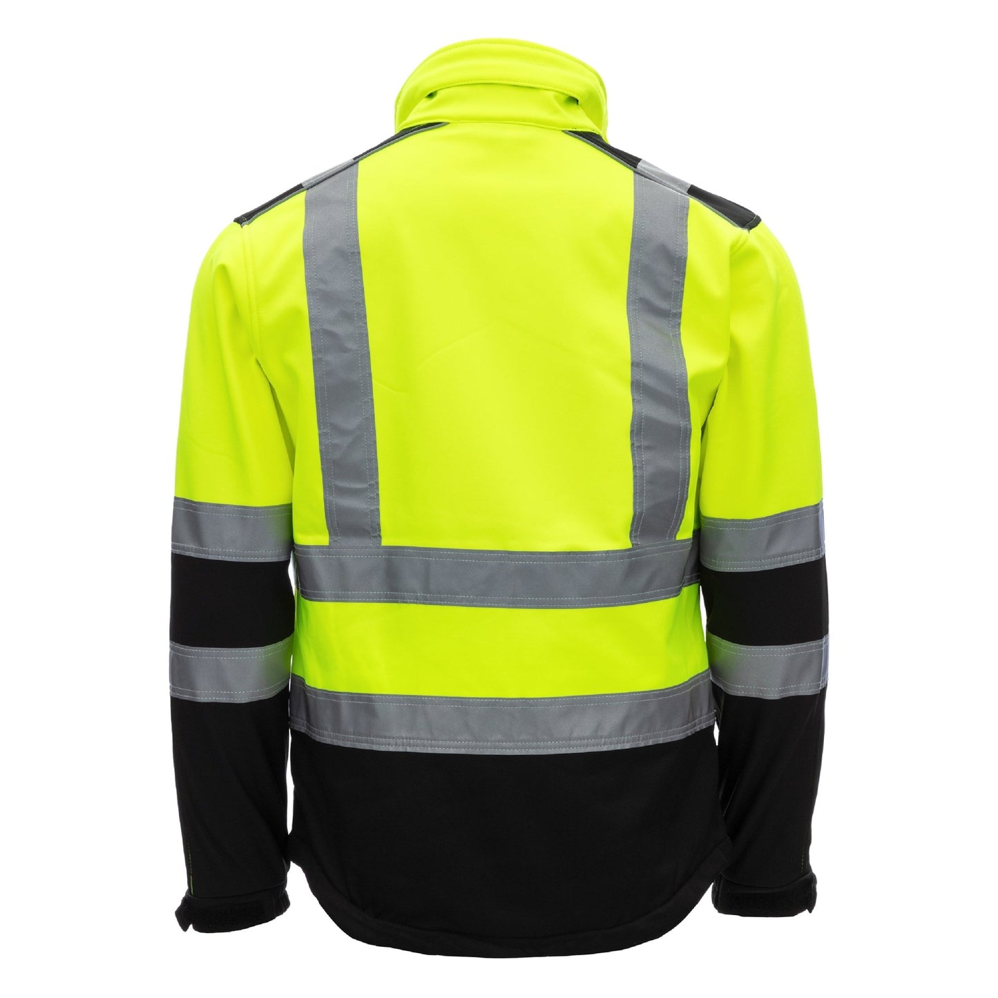NITRAS MOTION TEX VIZ, jól látható softshell kabát, neon sárga / fekete