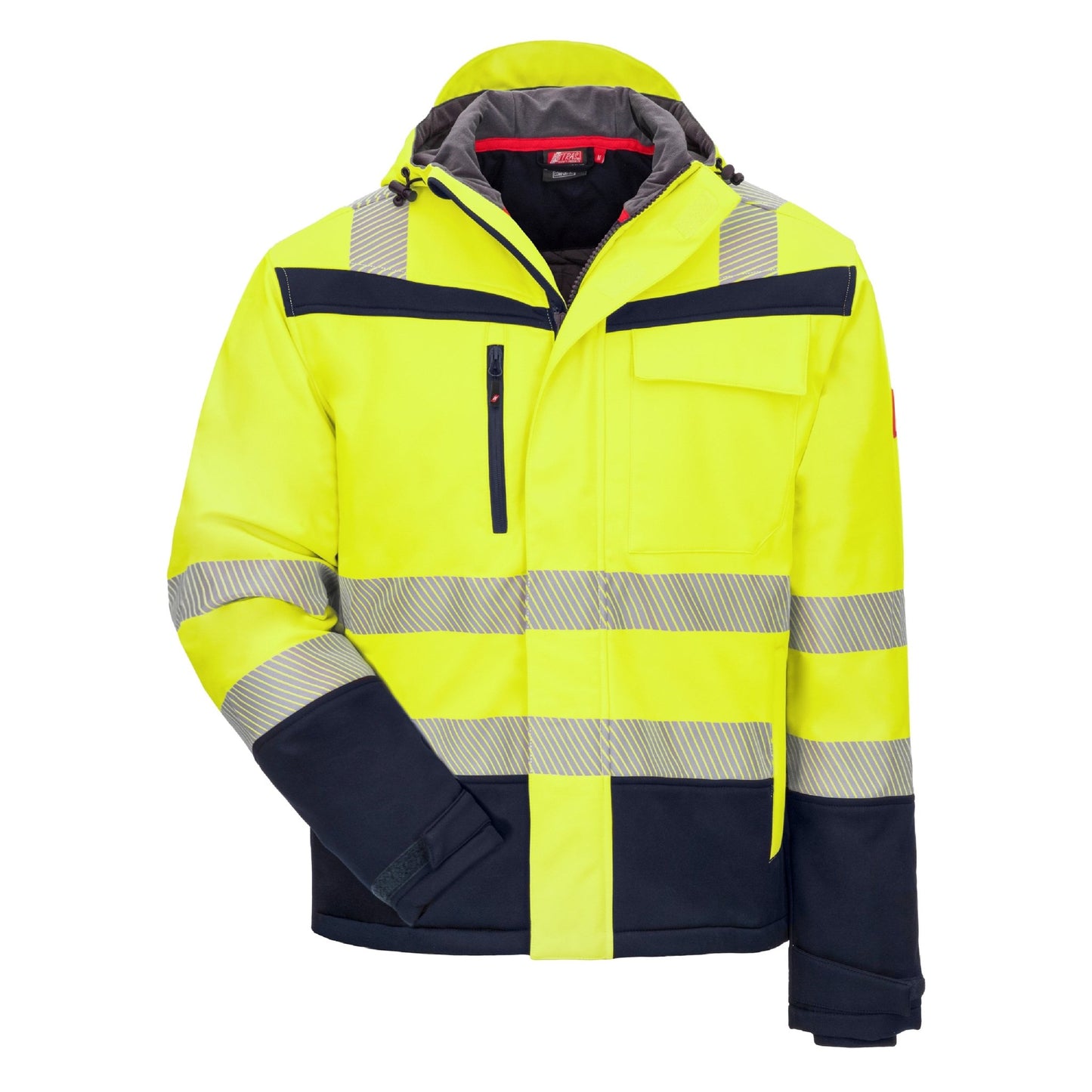 NITRAS MOTION TEX VIZ PLUS, téli jól látható softshell kabát