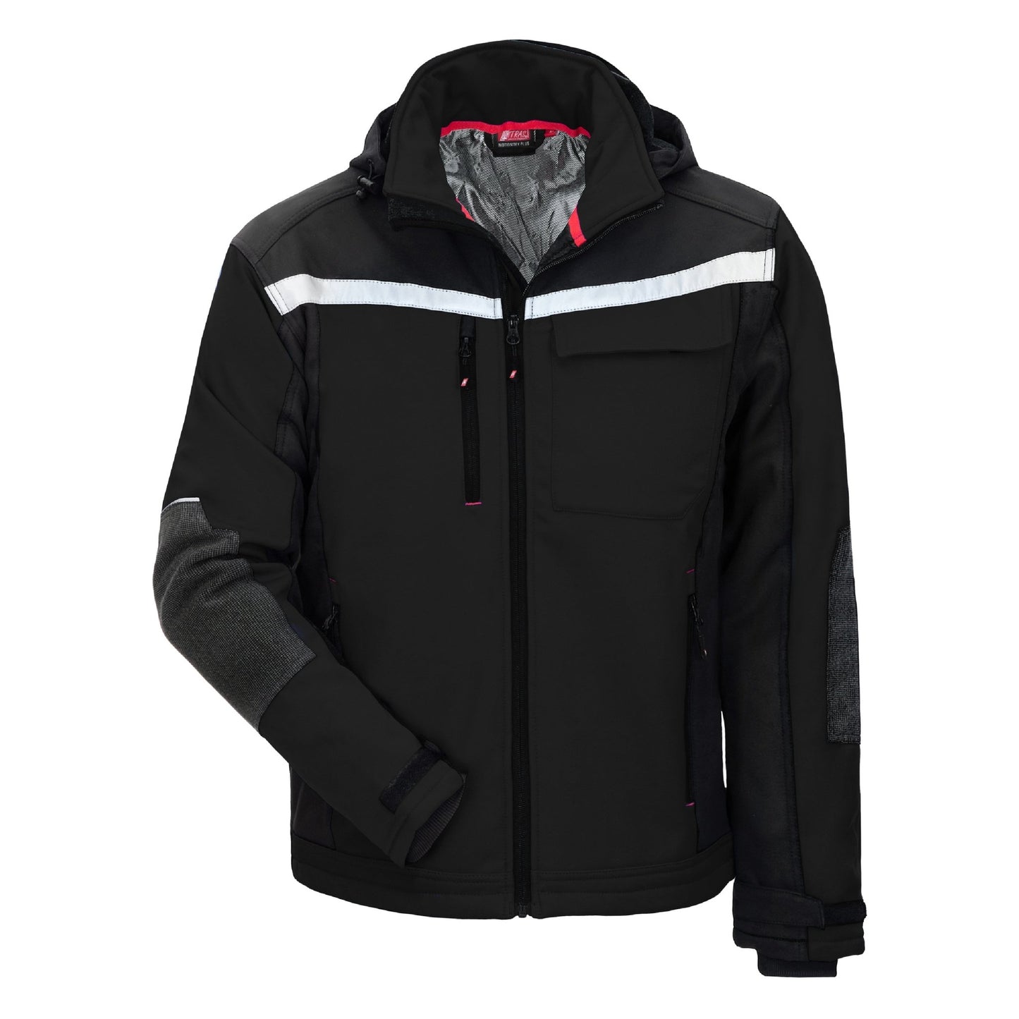 NITRAS MOTION TEX PLUS, softshell kabát, fekete
