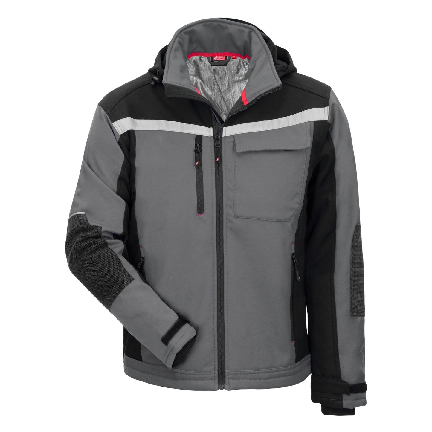 NITRAS MOTION TEX PLUS, softshell kabát, szürke/fekete