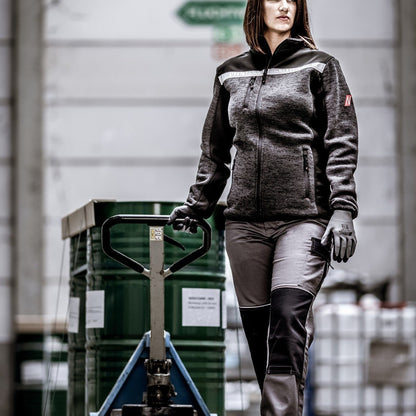 NITRAS MOTION TEX PLUS, kötött softshell kabát, fekete
