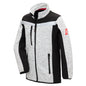 NITRAS MOTION TEX KIDS, kötött softshell kabát, világosszürke/fekete