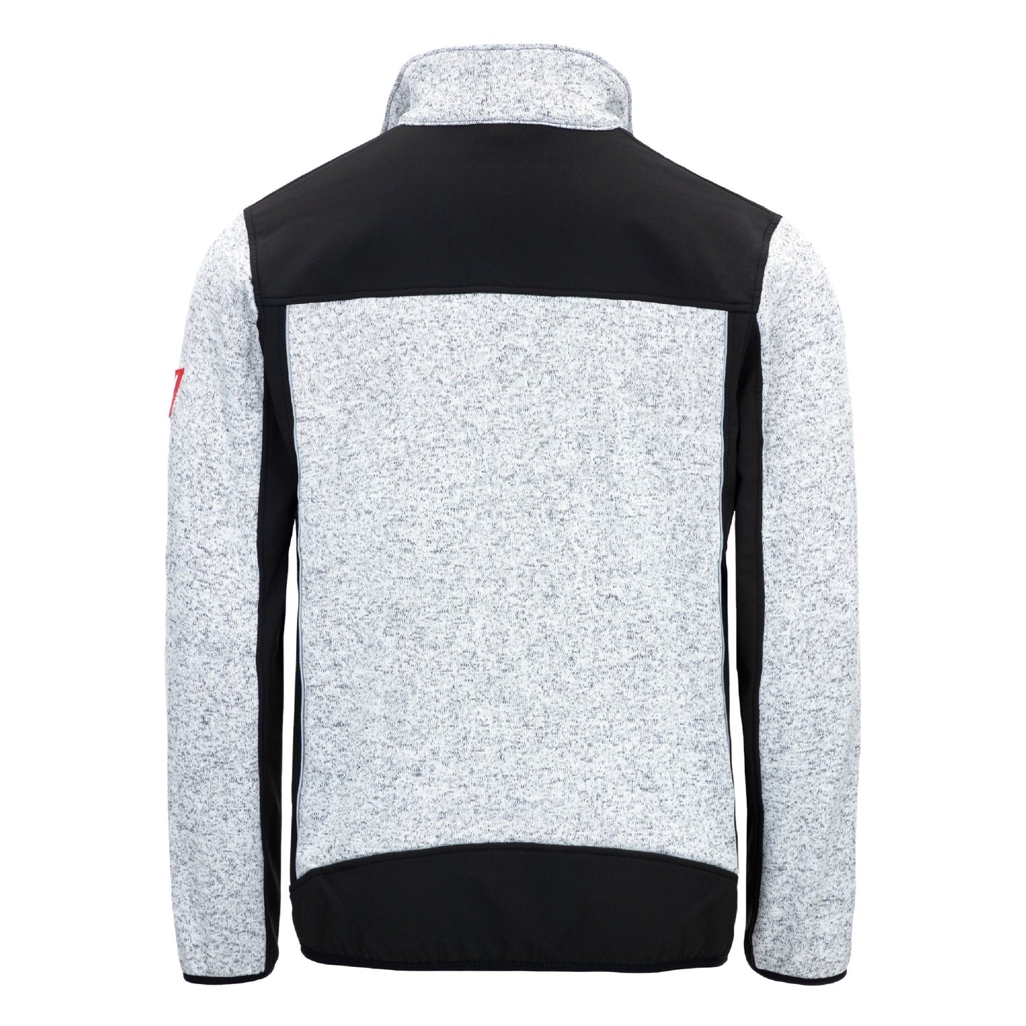 NITRAS MOTION TEX PLUS, kötött softshell kabát, világosszürke/fekete