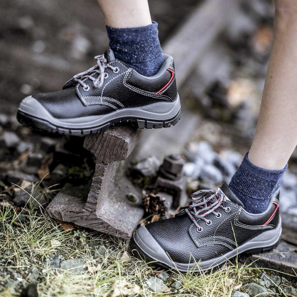 NITRAS STEP, S3 biztonsági cipő, fekete