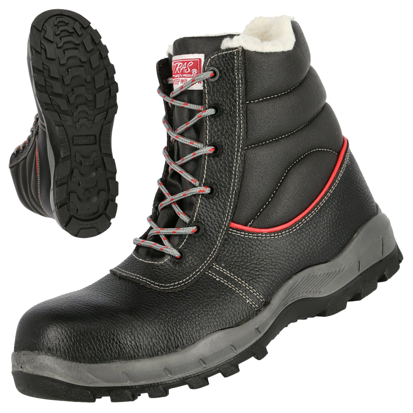 NITRAS STEP MID+ MF W, S3 CI biztonsági téli csizma, középmagas, fekete