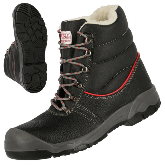 NITRAS STEP MID+ W, S3 biztonsági téli csizma, középmagas, fekete