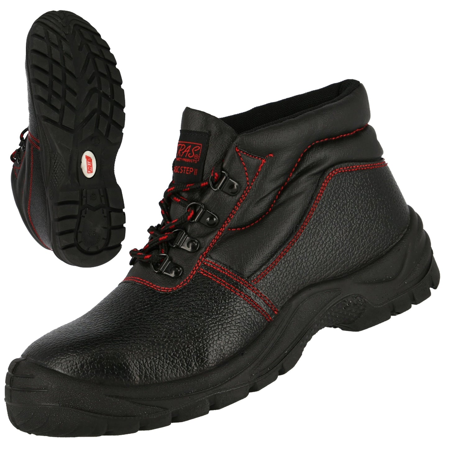 NITRAS BASIC STEP MID, S3 biztonsági csizma, középmagas, fekete