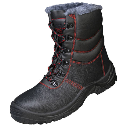 NITRAS BASIC STEP MID+ W, S3 CI biztonsági téli csizma, középmagas, fekete