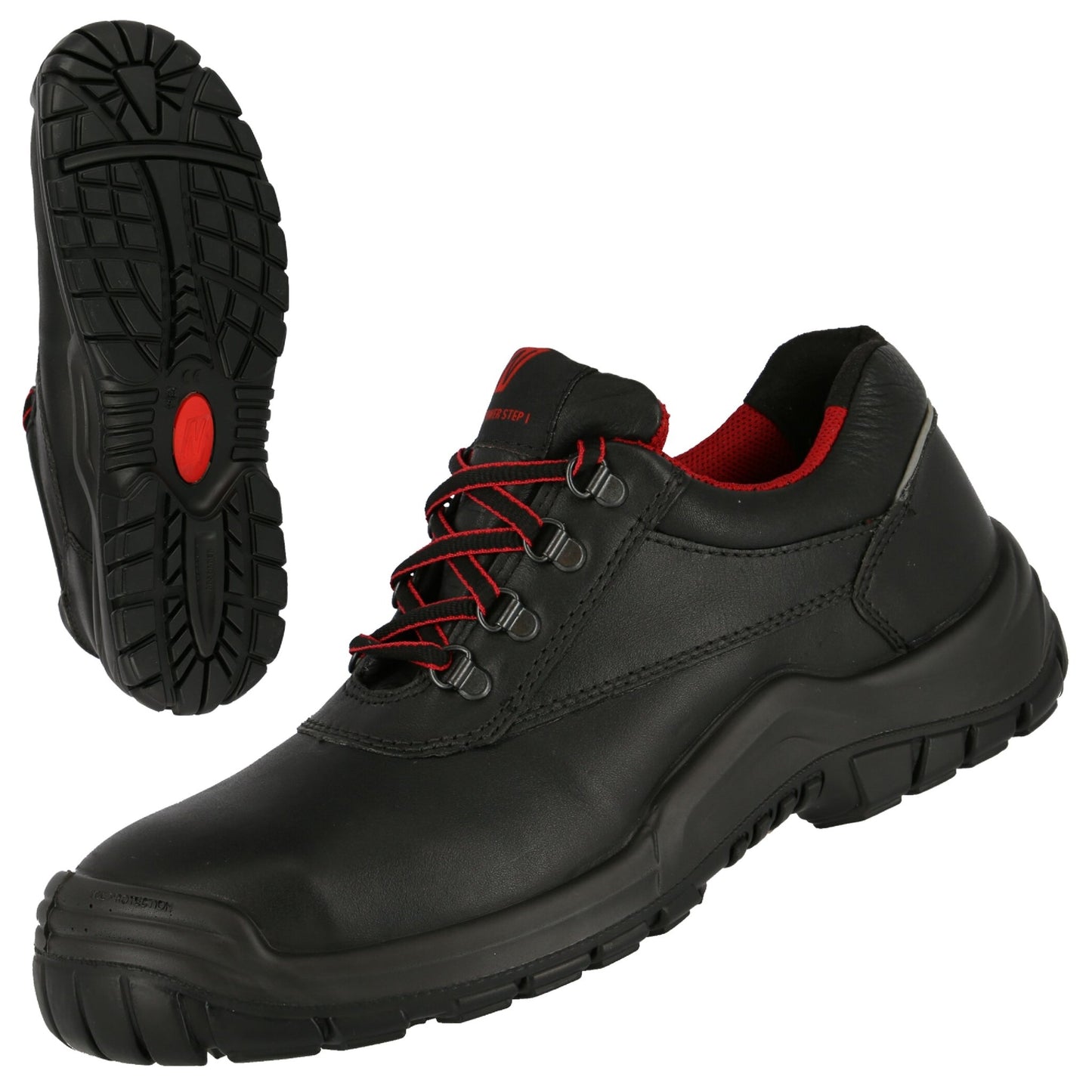 NITRAS POWER STEP, S3 HRO SRC biztonsági cipő, fekete