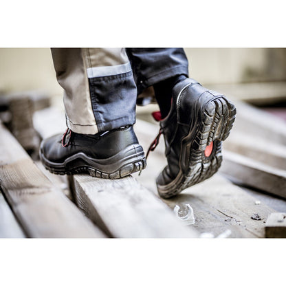 NITRAS POWER STEP, S3 HRO SRC biztonsági cipő, fekete