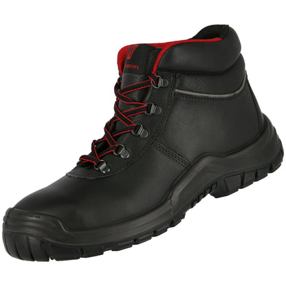 NITRAS POWER STEP MID, S3 HI HRO biztonsági csizma, középmagas, fekete